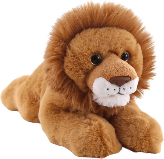 León de peluche tumbado 25 cm