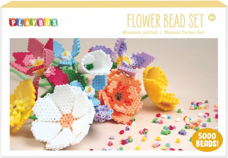 Playbox cuentas para planchar, set Flores 5000 uds.