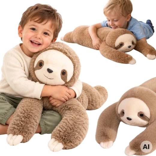 WOOPIE peluche sensorial con peso de perezoso 2,5 kg
