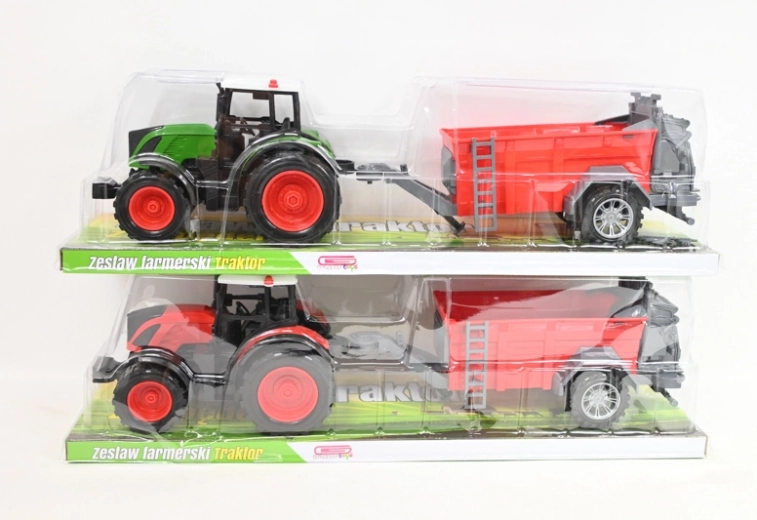 Tractor con maquinaria agrícola