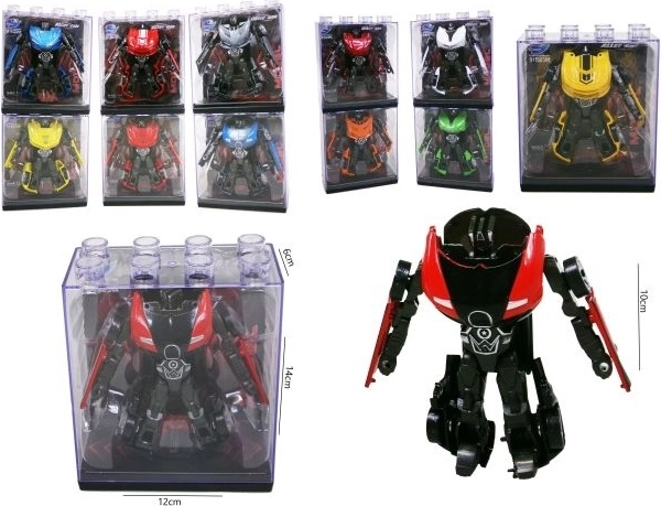Coche transformable y robot Hipo de 11 cm