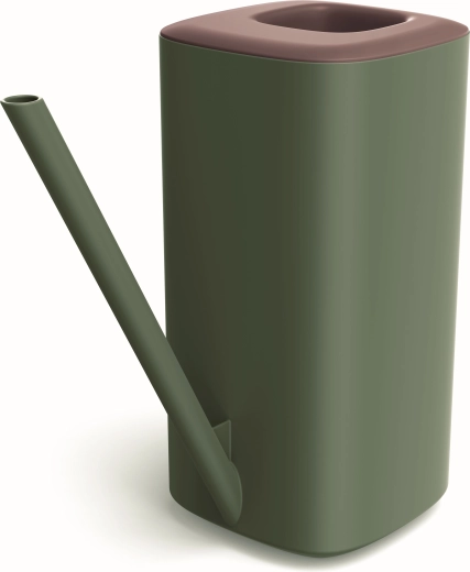 Regadera Tubi 1,6 l – verde oscuro/marsala