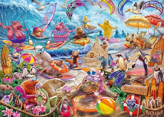 Puzzle Manía en la playa 1000 piezas SCHMIDT