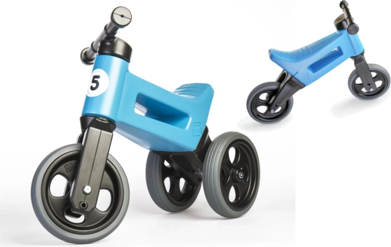 Bicicleta de equilibrio Funny Wheels Rider Sport 2en1 para niños – Azul
