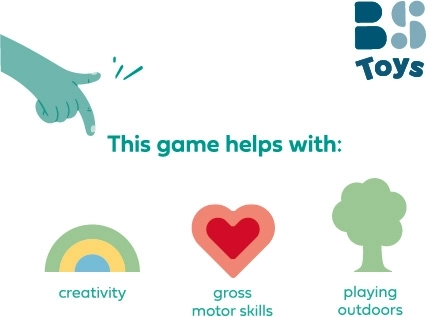 Juegos con tizas para acera – set creativo al aire libre para niños