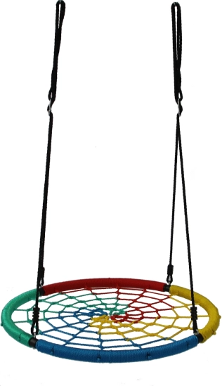 Columpio nido de cigüeña colorido