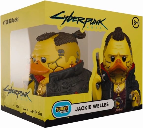 TUBBZ patito Cyberpunk 2077 – figura coleccionable de Jackie Welles