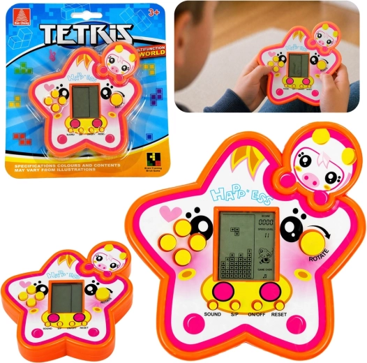 Juego electrónico Tetris con forma de estrella - 1 unidad