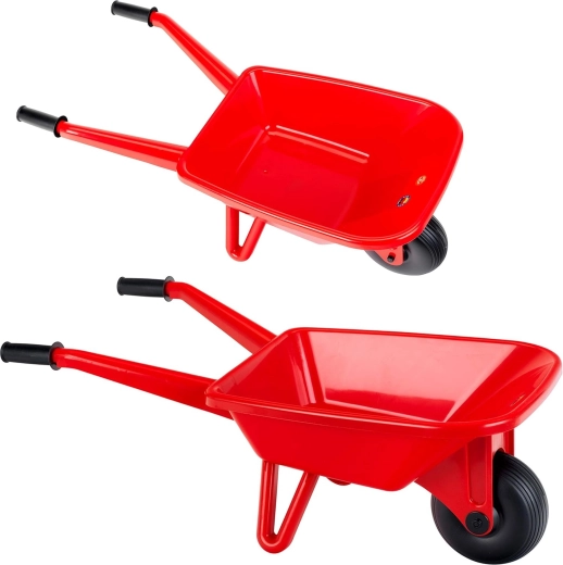Carretilla de jardín infantil Klein de 70 cm, roja