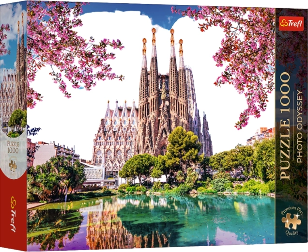 Puzzle de 1000 piezas Photo Odyssey: Sagrada Familia, Barcelona – Trefl