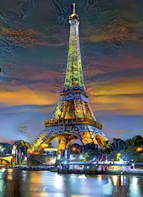 Puzzle Torre Eiffel al atardecer 1000 piezas BLUEBIRD