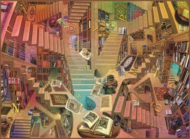 Puzzle Biblioteca de 1000 piezas de Anatolian