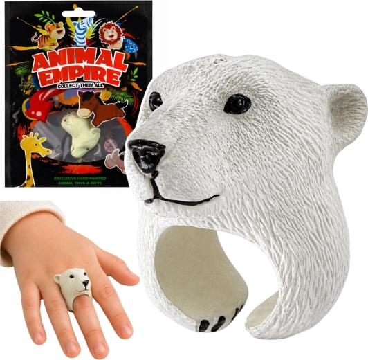 Anillo infantil con oso polar
