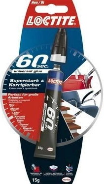 Pegamento universal Loctite 60 segundos 15 g