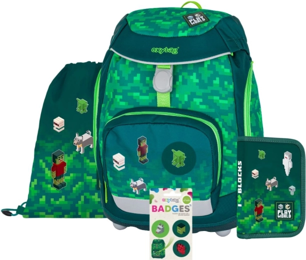 Set escolar 4 uds OXYBAG OXY Sherpy Playworld