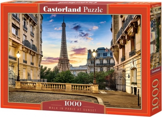 Puzzle de 1000 piezas Paseo por París al atardecer