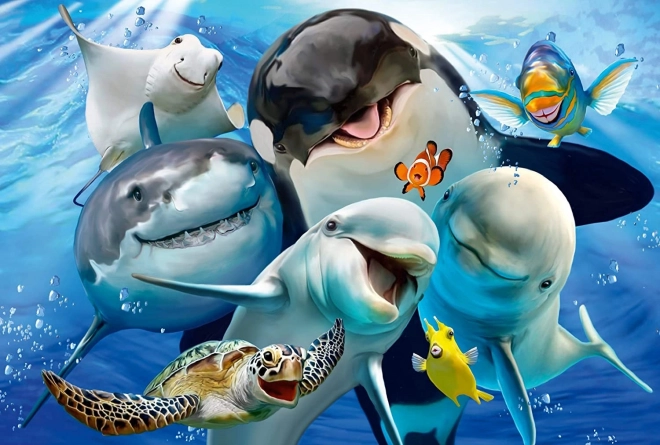 Puzle Amigos submarinos 200 piezas