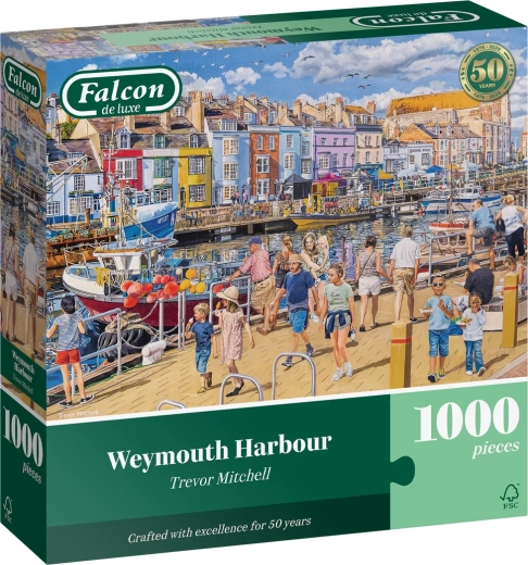 Puzzle Falcon Puerto de Weymouth 1000 piezas