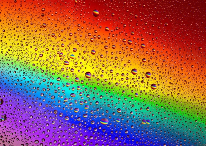 Puzzle Enjoy Gotas arcoíris 1000 piezas