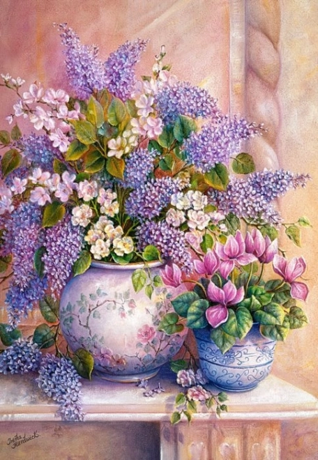 Puzzle Castorland de 1500 piezas – flores de lirio