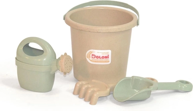 Doloni ECO Line set de arena con regadera verde-beige