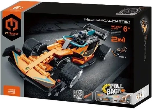 IM.Master 2 en 1 coche de carreras F1 – set de construcción de 220 piezas