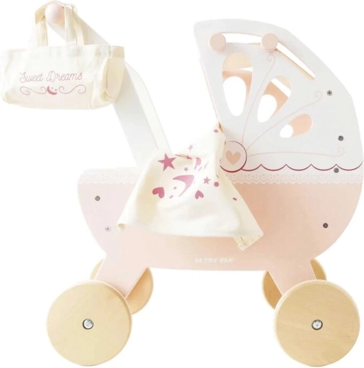 Cochecito de madera para muñecas Sweet Dreams Le Toy Van