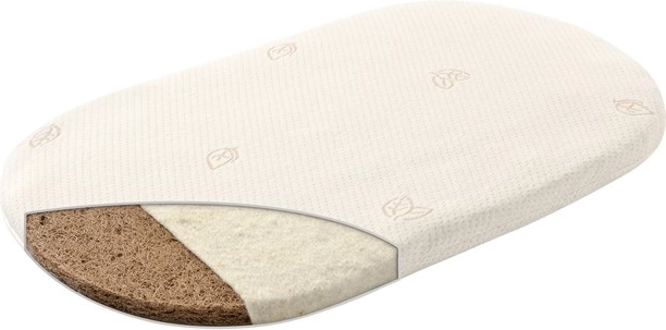 Träumeland colchón natural para capazo Naturwölkchen 70 × 37 cm