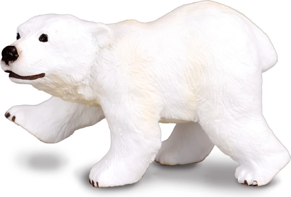 Cría de oso polar de pie