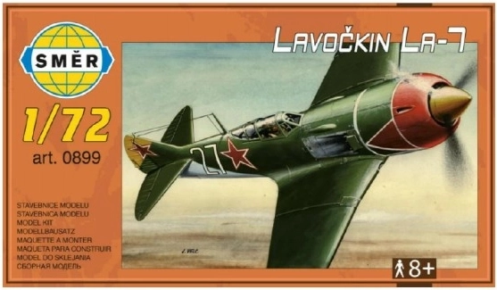 Modelo de avión Lavochkin La-7 a escala 1:72