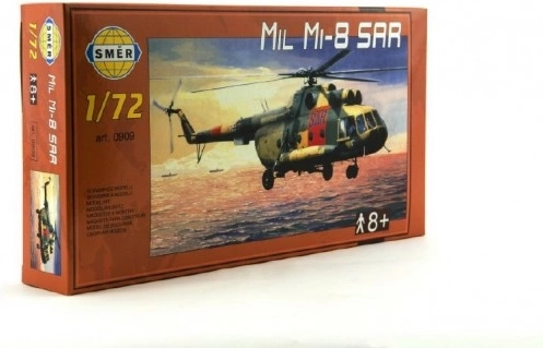 Modelo de plástico de helicóptero MIL MI–18 SAR 1:72
