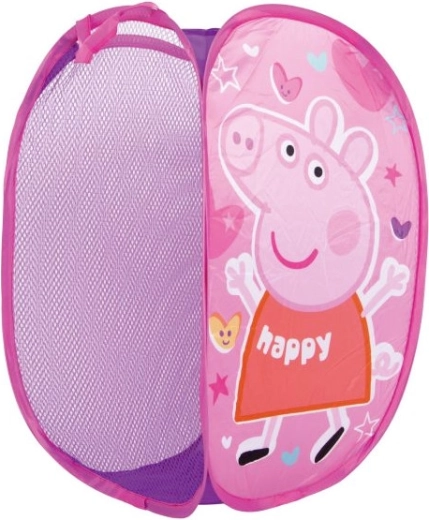Cesta de almacenamiento textil para juguetes Peppa Pig