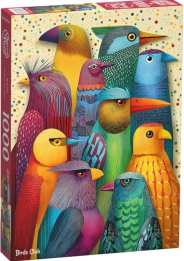 Puzzle Cherry Pazzi Club de aves 1000 piezas