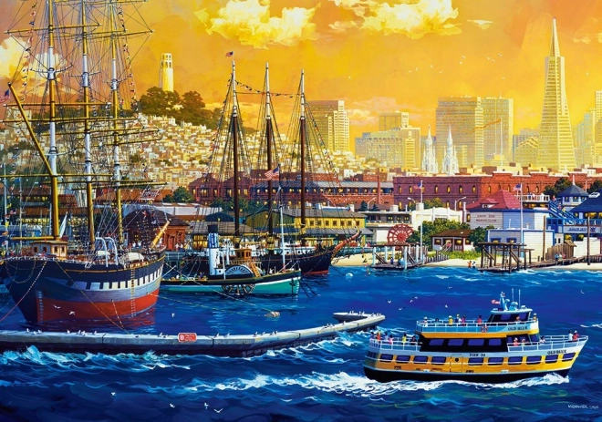 Puzzle Puerto de San Francisco 500 piezas
