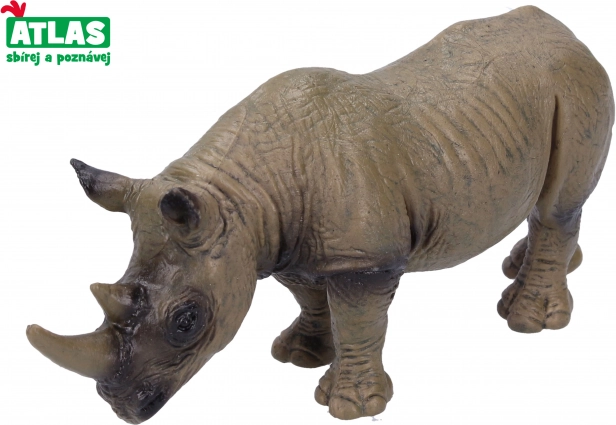 Figura de rinoceronte africano 13 cm
