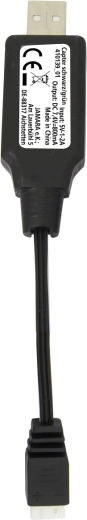 Cable de carga USB para lancha motora Capter Speedboot 7,4 V 2,4 GHz