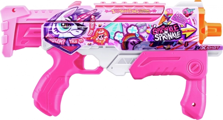 ZURU X-Shot Skins Fast-Fill pistola de agua rosa