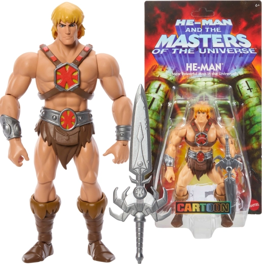 Figura HE-MAN MASTERS OF THE UNIVERSE 14 cm con Espada de Poder