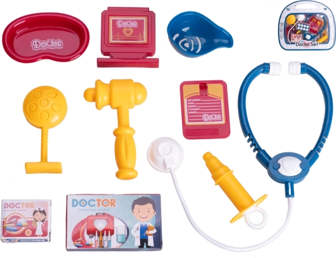 Set de pequeño doctor – azul, 10 piezas