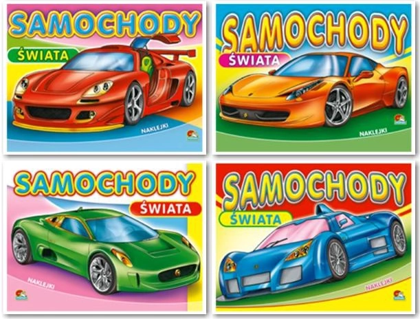 Libros para colorear: coches del mundo
