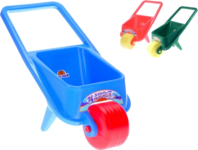 Carretilla infantil de plástico para arena 53 cm – 3 colores
