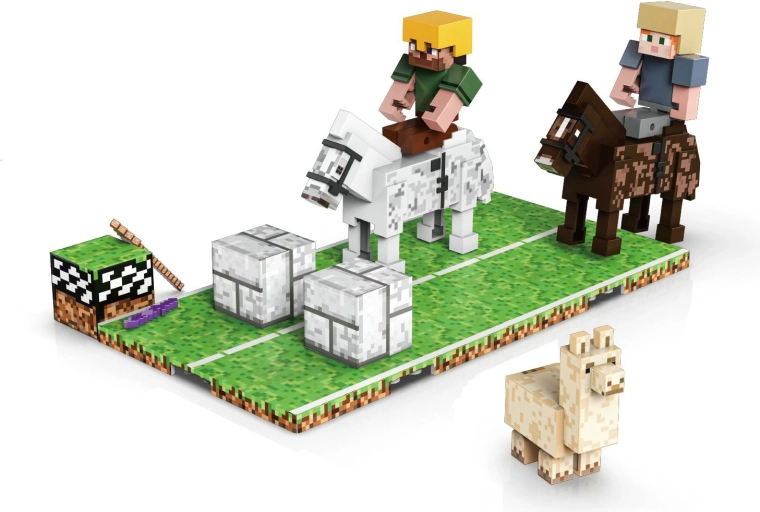 Magnet World 3D set de construcción magnético, carreras de hípica, 46 piezas