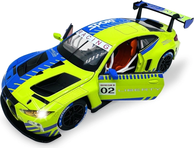 Modelo metálico JAMARA BMW M4 GT3 a escala 1:24, verde