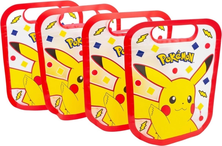 Juego de bolsas resellables POKÉMON 4 uds