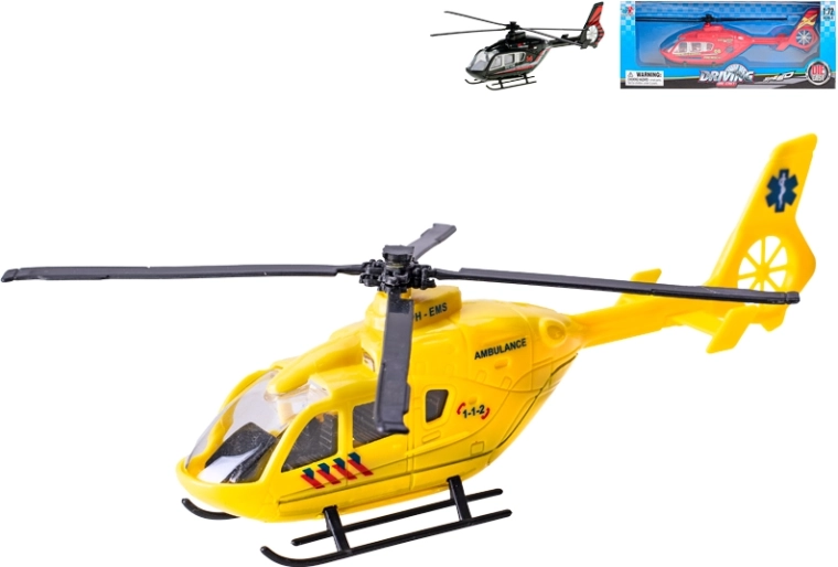 Modelo metálico de helicóptero 1:72