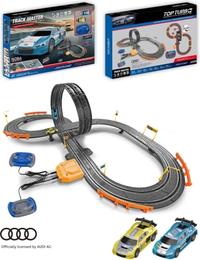 Pista de coches Audi a pilas 110 × 80 cm