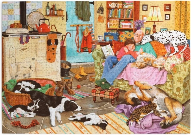 Puzzle House of Puzzles Descanso perruno, 1000 piezas