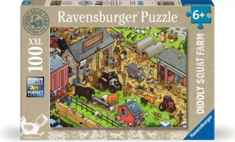 Puzle Ravensburger Diddly Squat Farm Shop XXL de 100 piezas
