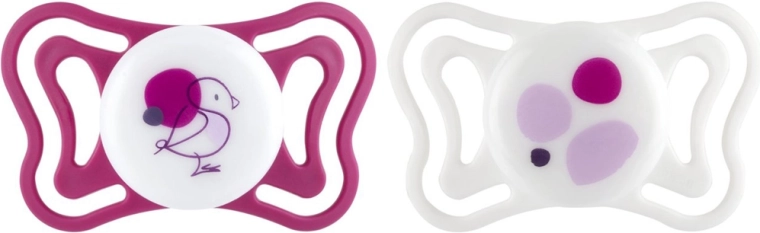 Chicco PhysioForma light chupetes ortodónticos de silicona rosas 6–16 m, 2 uds