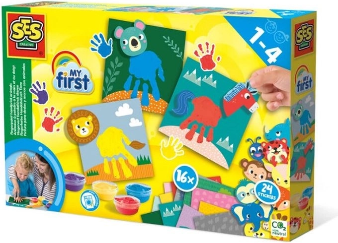 SES Creative My first pintura con dedos – animalitos